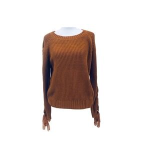 Iris basic women's Mustard knit sweater Size L